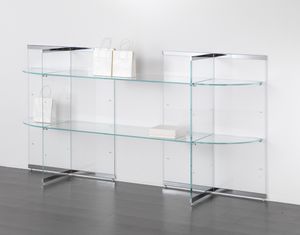 wall-mounted display rack