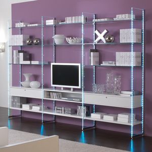 contemporary TV wall unit