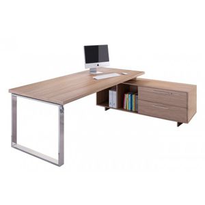 executive office desk / wooden / contemporary / commercial