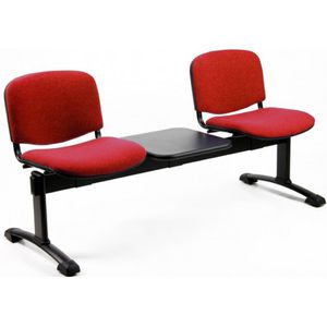 metal beam chairs / 3-seater / indoor