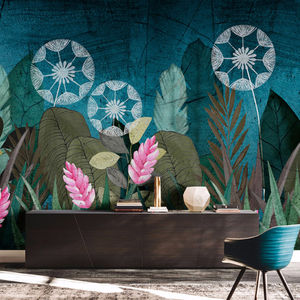 traditional wallpaper / fabric / vinyl / floral