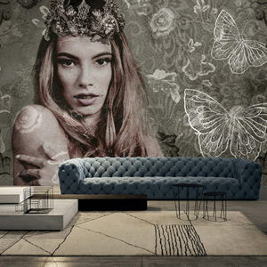 contemporary wallpaper / fabric / vinyl / scenic