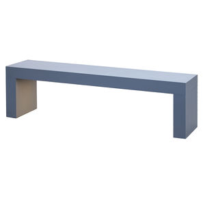 contemporary public bench