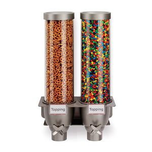 wall-mounted topping dispenser