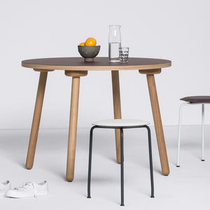 wooden table base / contemporary / commercial