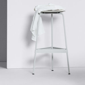 contemporary bar stool / steel / commercial