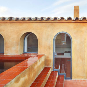 indoor hexagonal tiles