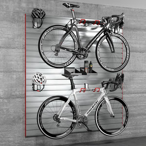 wall-mounted bike rack