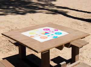 outdoor kids game table