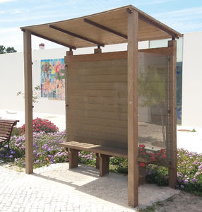 polycarbonate bus shelter