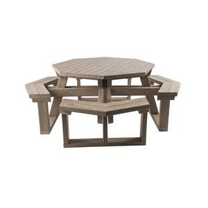 contemporary table and bench set 1
