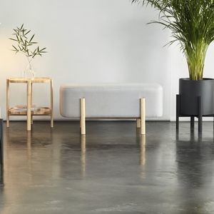 contemporary upholstered bench