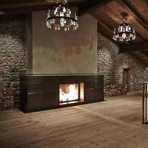 contemporary fireplace surround
