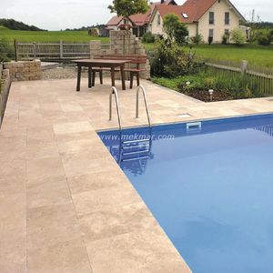 travertine paving slab