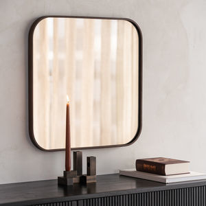wall-mounted mirror