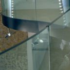tempered glass panel / safety / double-glazed / insulating