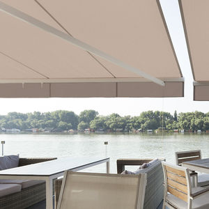 solar protection fabric / plain / polyester / for outdoor use