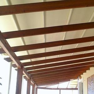 wall-mounted pergola