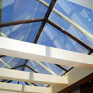 Skylight with skylight frame - Atrio Glass Doors - glass / metal