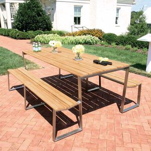 contemporary picnic table