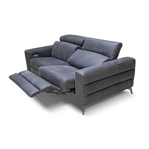 contemporary sofa / leather / 2-person / reclining