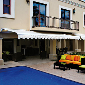 folding-arm awning