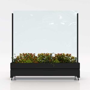 glass windbreak panel