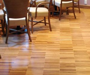 solid parquet floor