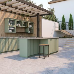 outdoor kitchen
