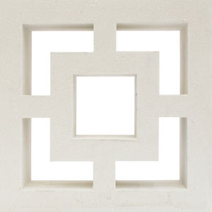 hollow concrete block / for garden enclosures / for walls / high-resistance