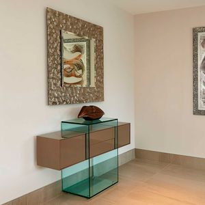 wall-mounted mirror