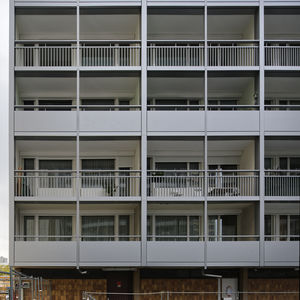 balcony with bars