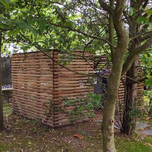 home trash bin enclosure