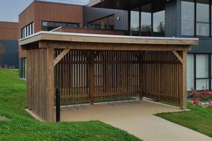 public space cycle shelter