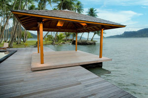 wooden gazebo