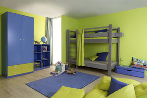 blue children's bedroom furniture set / green / unisex