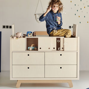 contemporary chest of drawers / birch / plywood / child's unisex