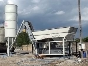 fixed concrete mixing plant