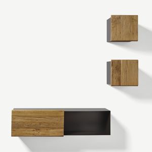 contemporary living room wall unit