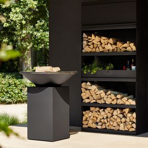 wood-burning fire pit