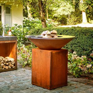 wood-burning fire pit