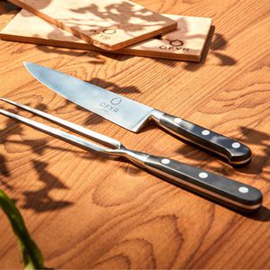 kitchen knife with stainless steel blade
