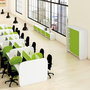 workstation desk / contemporary / for office / with storage