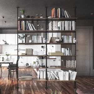 self-supporting shelving system / contemporary / aluminum / home