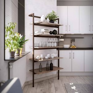 contemporary shelf / aluminum / bathroom / living room