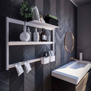 wall-mounted shelf