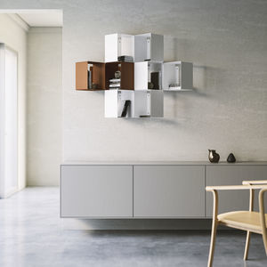 wall-mounted bookcase