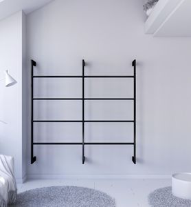 wall-mounted shelves