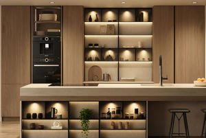contemporary storage cabinet for kitchen