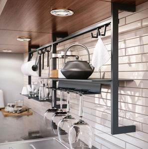 wall-mounted shelving system